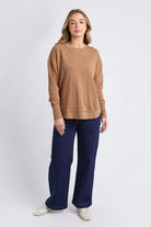 Foxwood - Delilah Crew | Toasted Coconut - Jumper - Silvermaple Boutique 