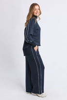 Foxwood - Deluxe Pant | Navy - Pants - Silvermaple Boutique 