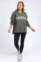 Foxwood - Interval Crew | Khaki - Jumper - Silvermaple Boutique 