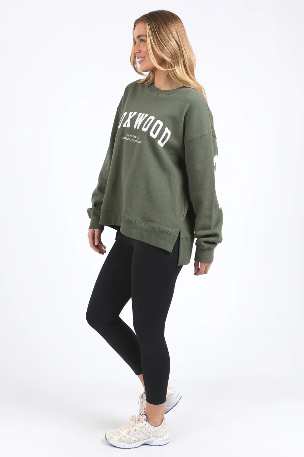 Foxwood - Foxwood Interval Crew | Khaki - Jumper - Silvermaple Boutique 