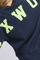 Foxwood - Foxwood Interval Crew | Navy/Neon Yellow - Jumper - Silvermaple Boutique 