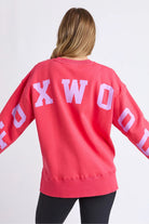 Foxwood - Foxwood Interval Crew | Raspberry/Lilac - Jumper - Silvermaple Boutique 