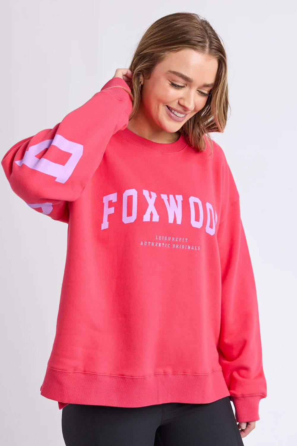 Foxwood - Foxwood Interval Crew | Raspberry/Lilac - Jumper - Silvermaple Boutique 