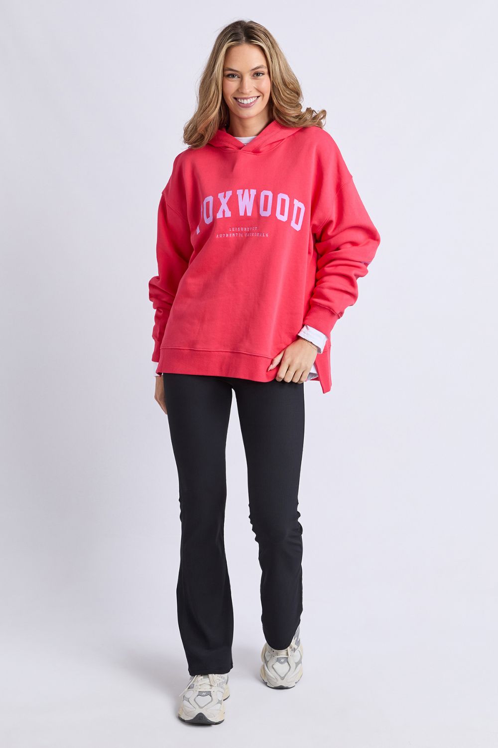 Foxwood - Foxwood Interval Hoodie | Raspberry/Neon Lilac - Jumper - Silvermaple Boutique 