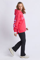 Foxwood - Foxwood Interval Hoodie | Raspberry/Neon Lilac - Jumper - Silvermaple Boutique 