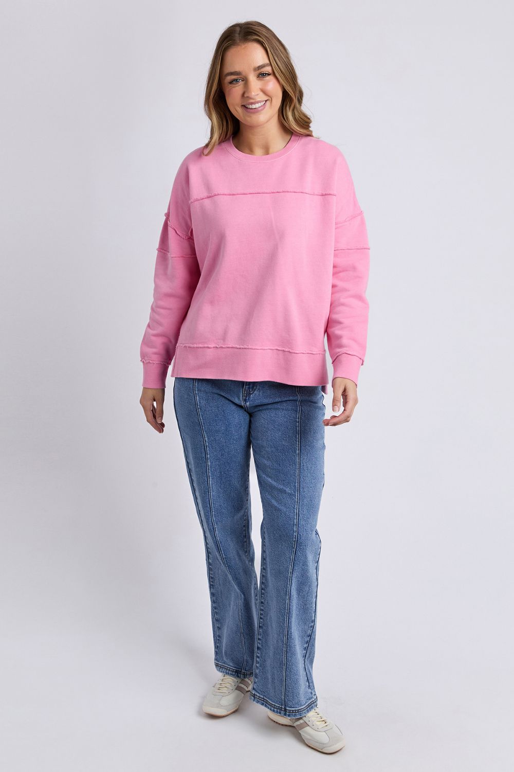 Foxwood - Jayne Throw On Fleece | Sea Pink - Jumper - Silvermaple Boutique 