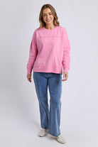 Foxwood - Jayne Throw On Fleece | Sea Pink - Jumper - Silvermaple Boutique 