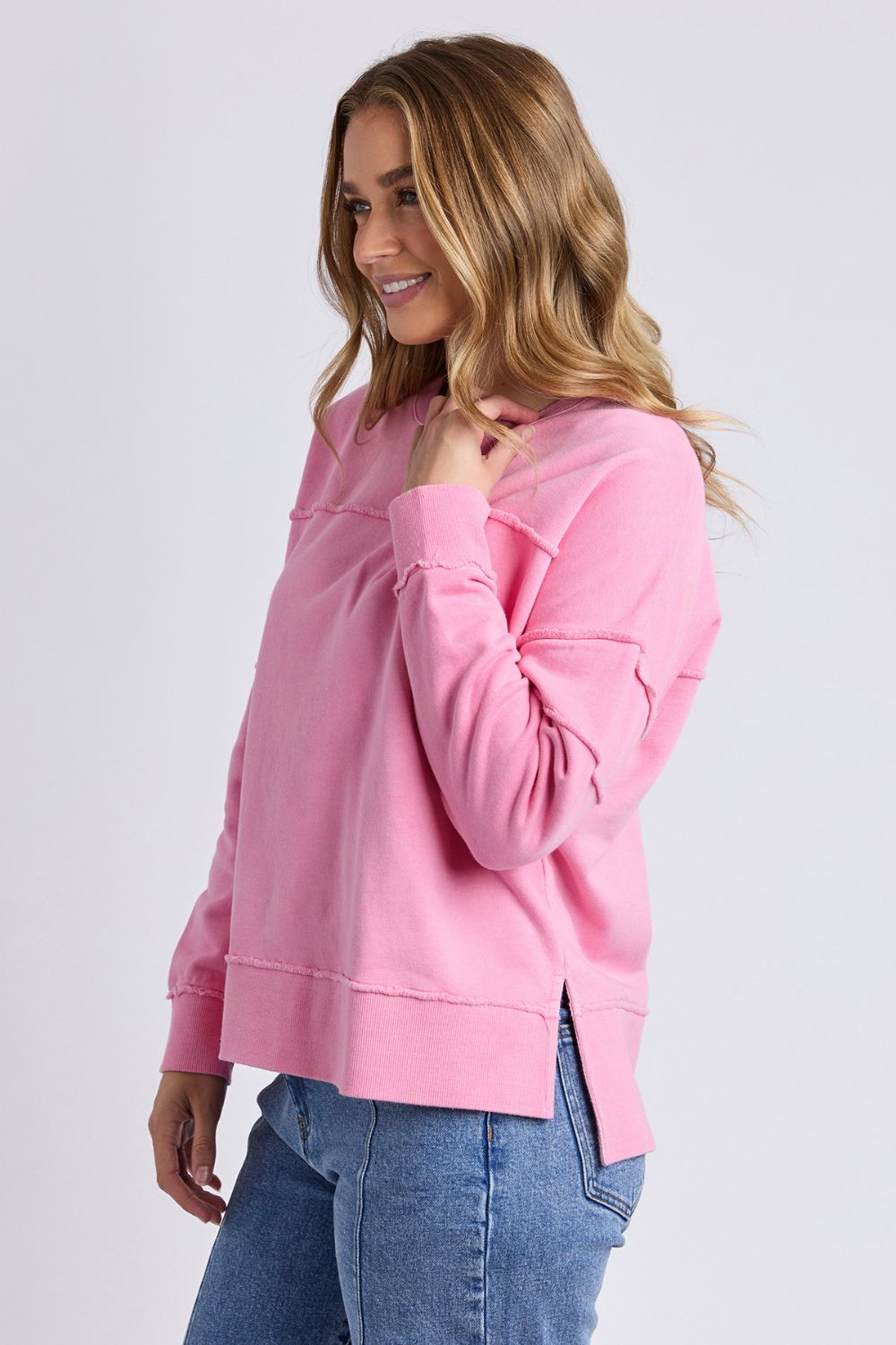 Foxwood - Jayne Throw On Fleece | Sea Pink - Jumper - Silvermaple Boutique 