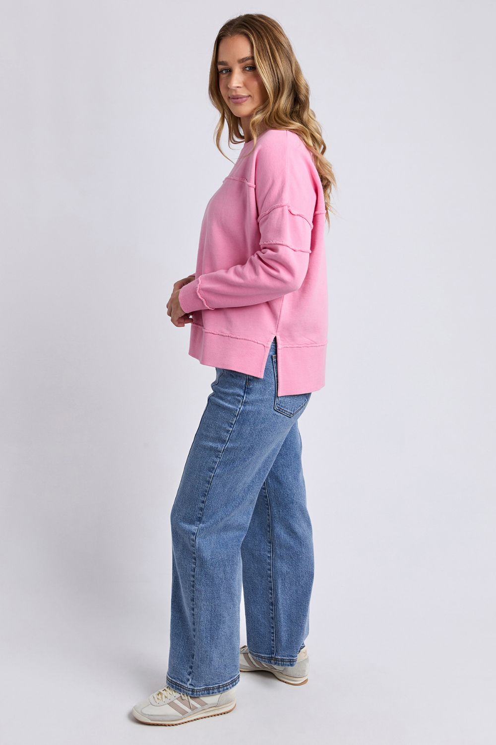 Foxwood - Jayne Throw On Fleece | Sea Pink - Jumper - Silvermaple Boutique 