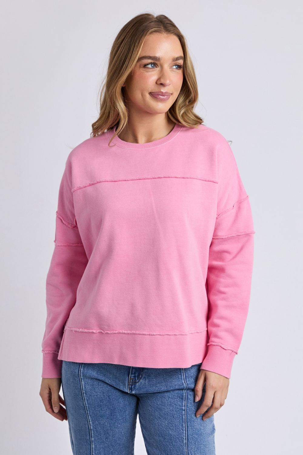 Foxwood - Jayne Throw On Fleece | Sea Pink - Jumper - Silvermaple Boutique 