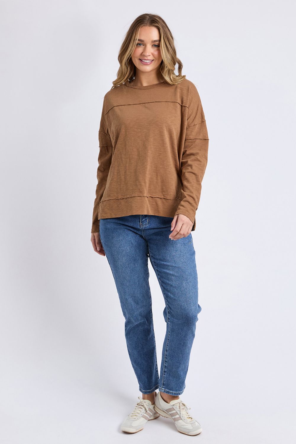 Foxwood - Jayne Throw On Top | Toasted Coconut - Top - Silvermaple Boutique 