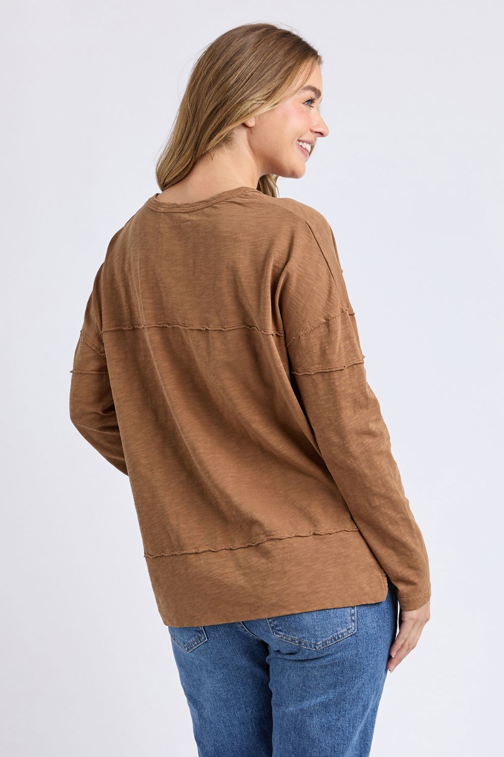 Foxwood - Jayne Throw On Top | Toasted Coconut - Top - Silvermaple Boutique 