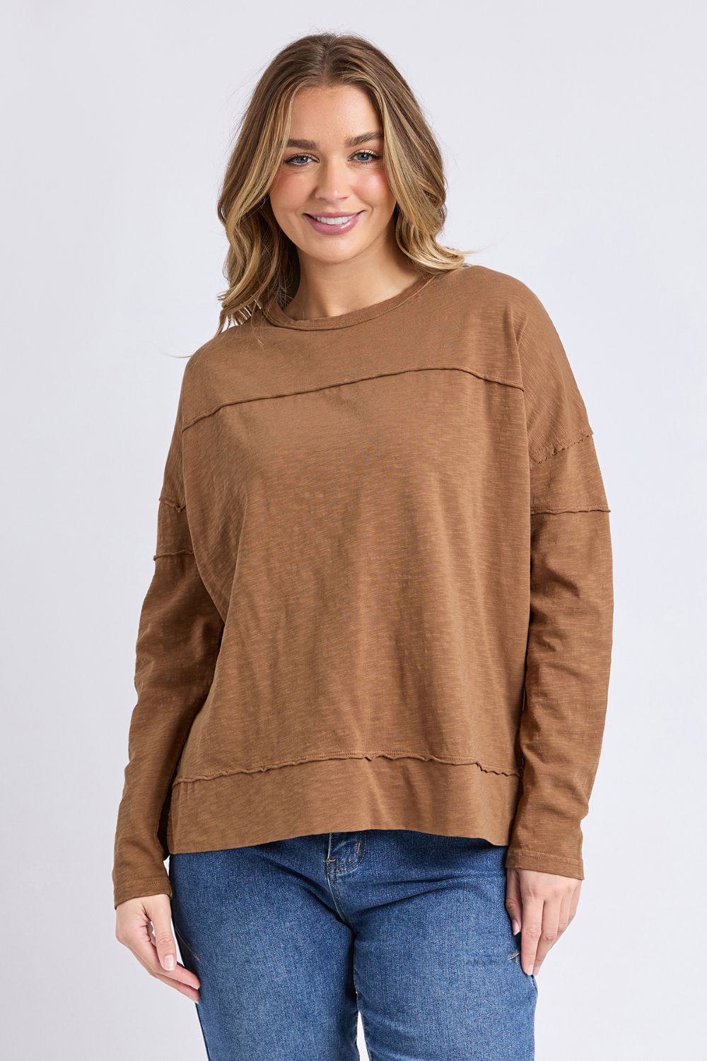Foxwood - Jayne Throw On Top | Toasted Coconut - Top - Silvermaple Boutique 