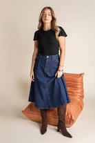 Foxwood - Potter Skirt | Indigo - Skirt - Silvermaple Boutique 