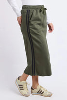Foxwood - Seattle Skirt | Khaki - Skirt - Silvermaple Boutique 