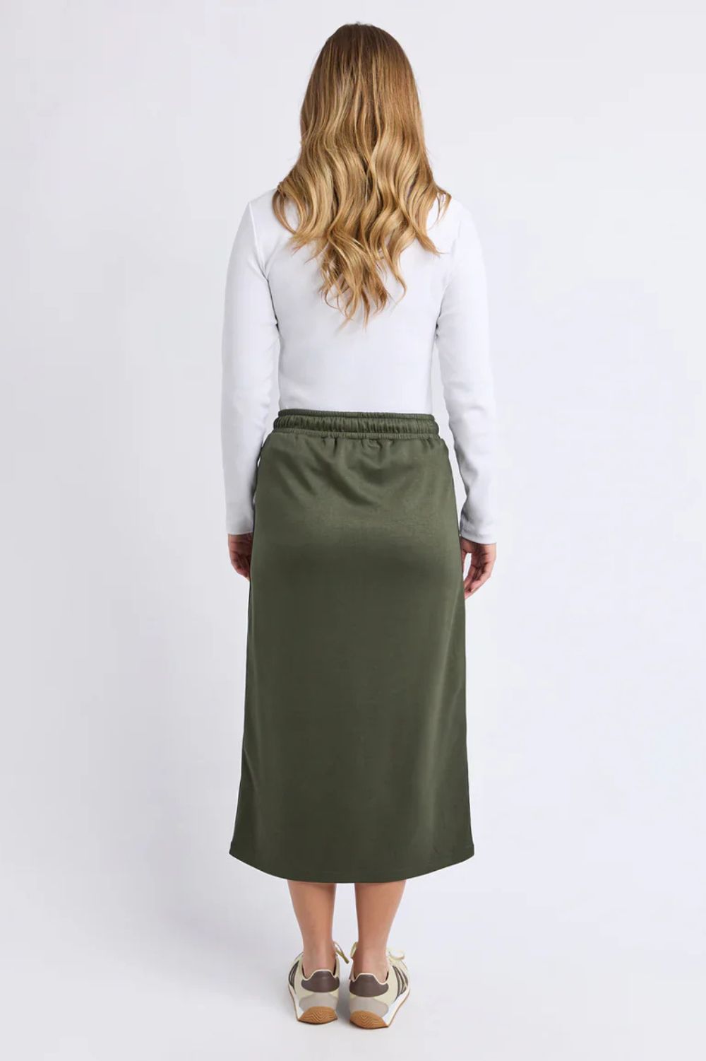 Foxwood - Seattle Skirt | Khaki - Skirt - Silvermaple Boutique 