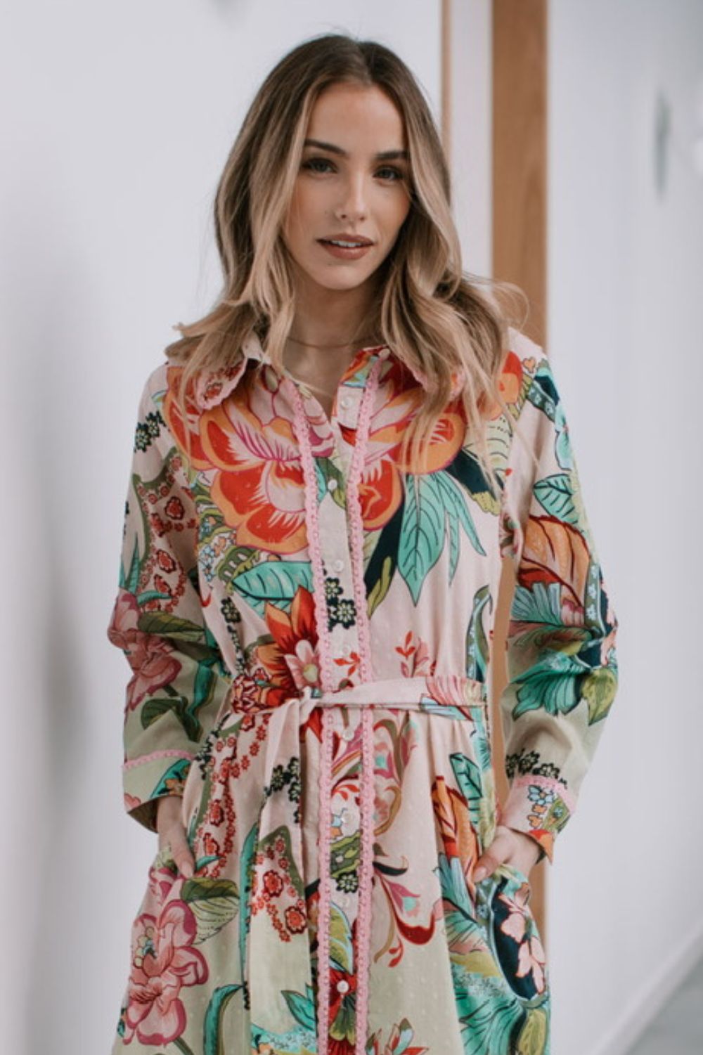 Fashion Express - Medusa Shirt Dress | St Tropez - Dress - Silvermaple Boutique 