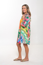 Silvermaple Collection - Georgia Shirt Dress | Havana Stripe - Dress - Silvermaple Boutique 