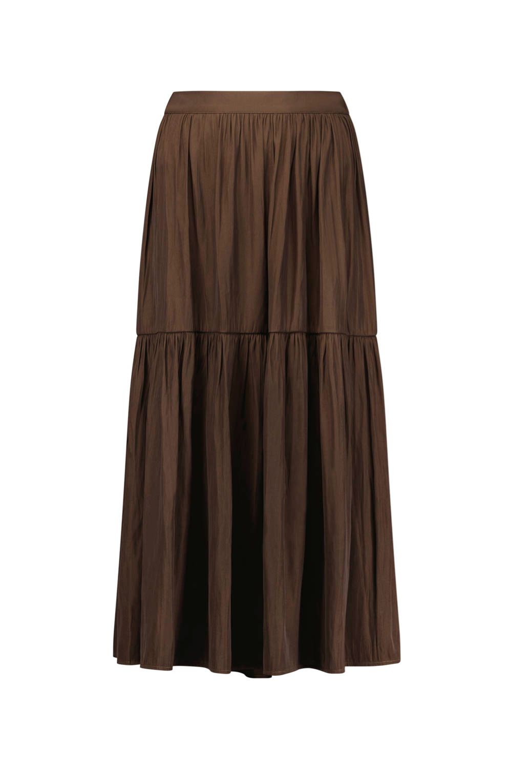 Glide By Verge - Strike Skirt | Chocolate - Skirt - Silvermaple Boutique 