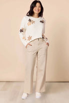 Gordon Smith - Hudson Wide Leg Jean | Natural - Jeans - Silvermaple Boutique 