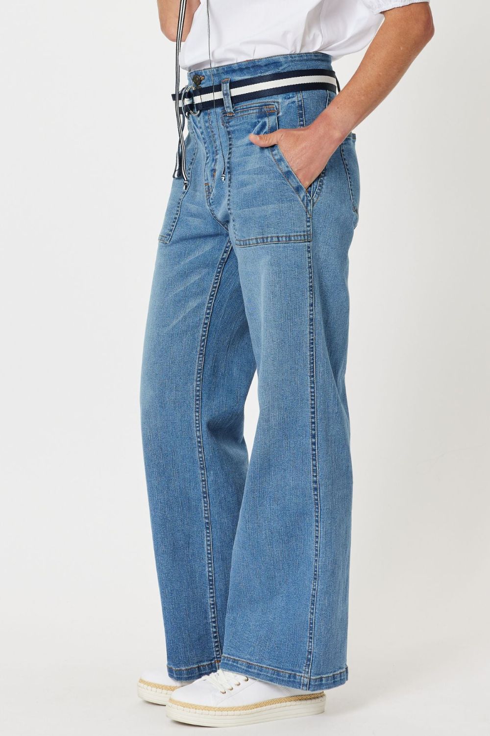 Gordon Smith - Hudson Wide Leg Jean | Denim - Jeans - Silvermaple Boutique 
