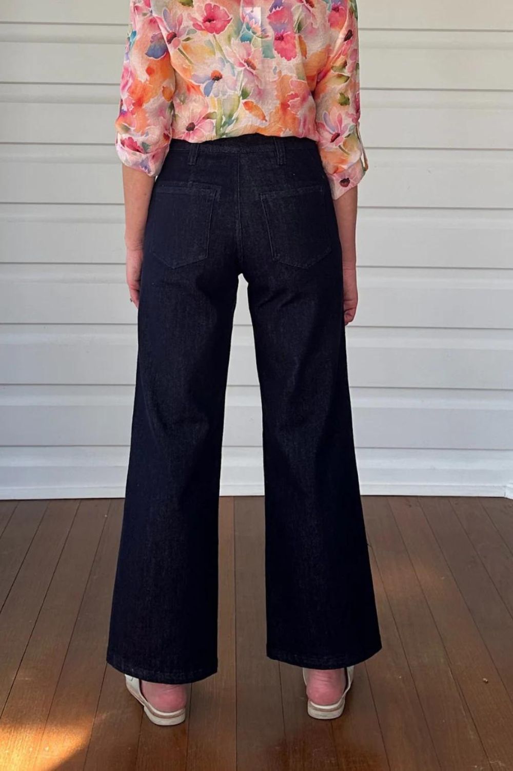 Gordon Smith - Hudson Wide Leg Jean | Dark Denim - Jeans - Silvermaple Boutique 