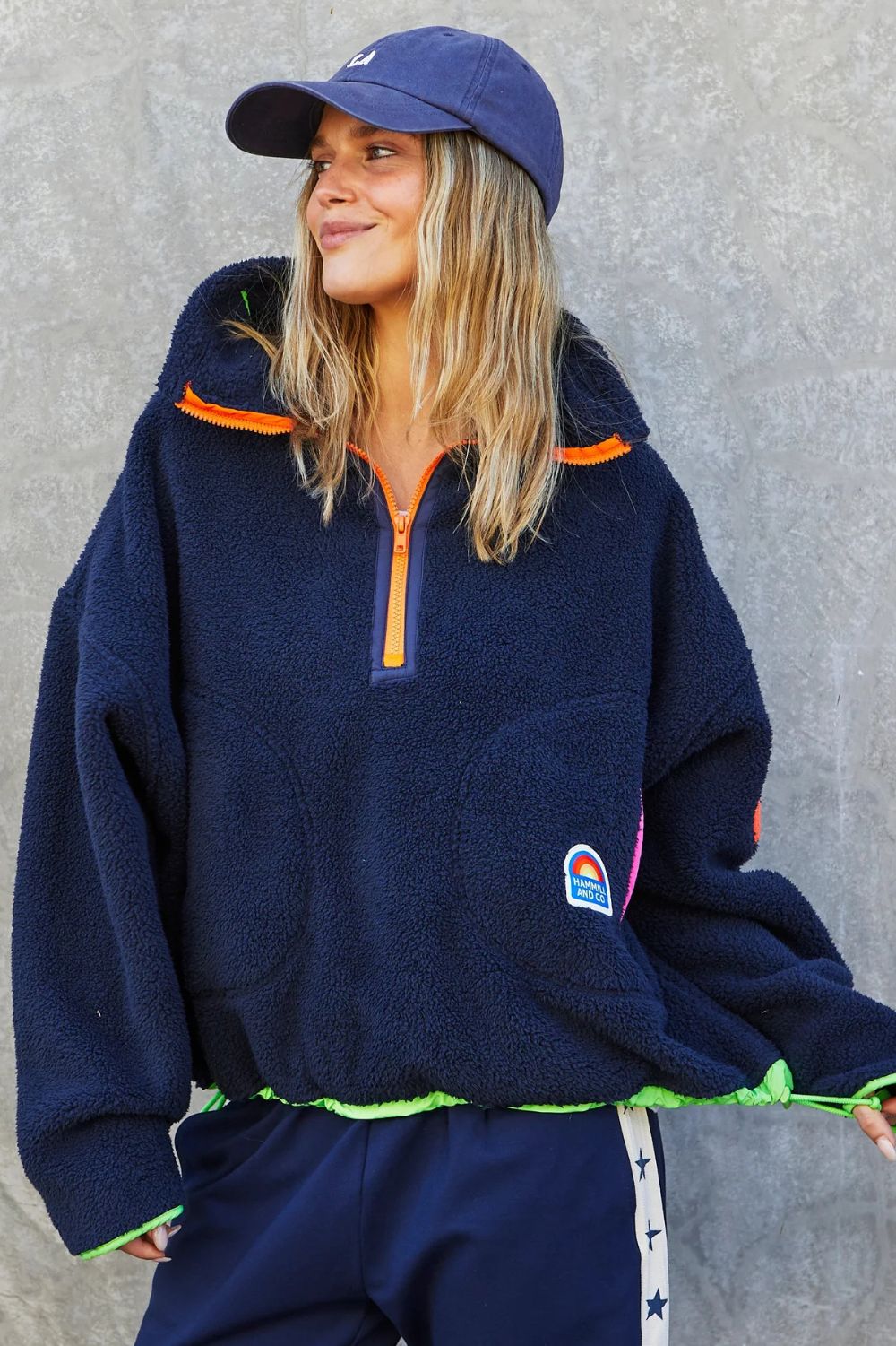 Hammil & Co - Hammill & Co Adventure Polar Fleece | Navy - Jumper - Silvermaple Boutique 