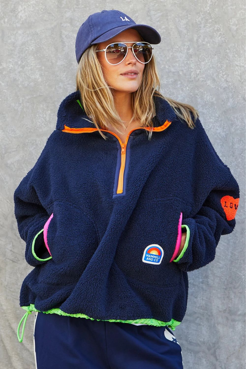 Hammil & Co - Hammill & Co Adventure Polar Fleece | Navy - Jumper - Silvermaple Boutique 