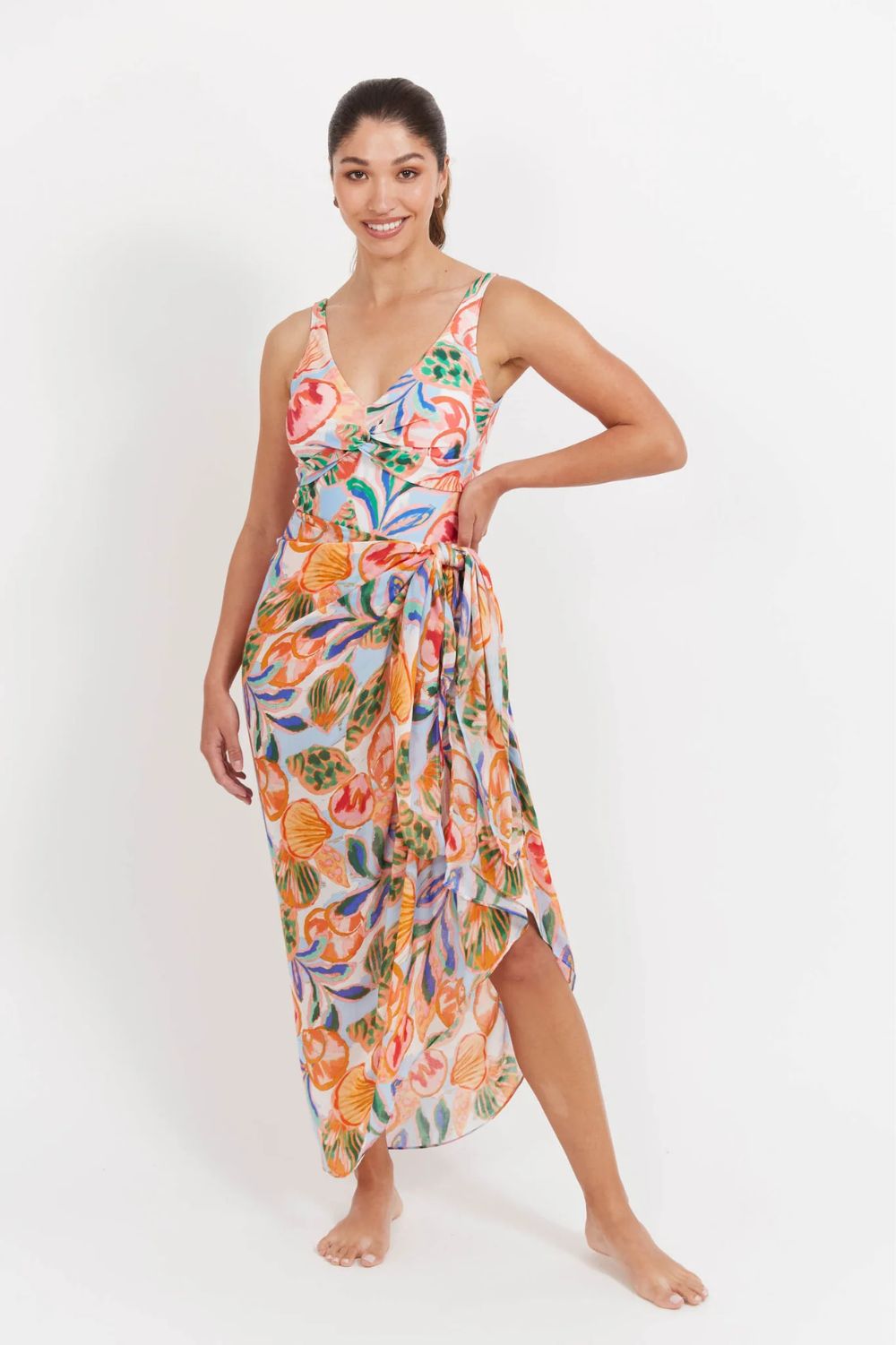 Haven - Haven Baja Twist One Piece Swimsuit | Tide - Swimsuit - Silvermaple Boutique 