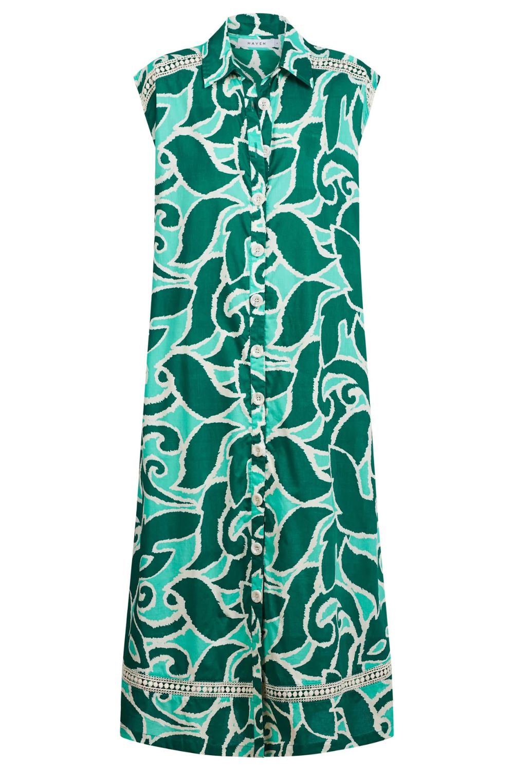 Haven - Haven Santos Sleeveless Shirt Dress | Amazon - Dress - Silvermaple Boutique 