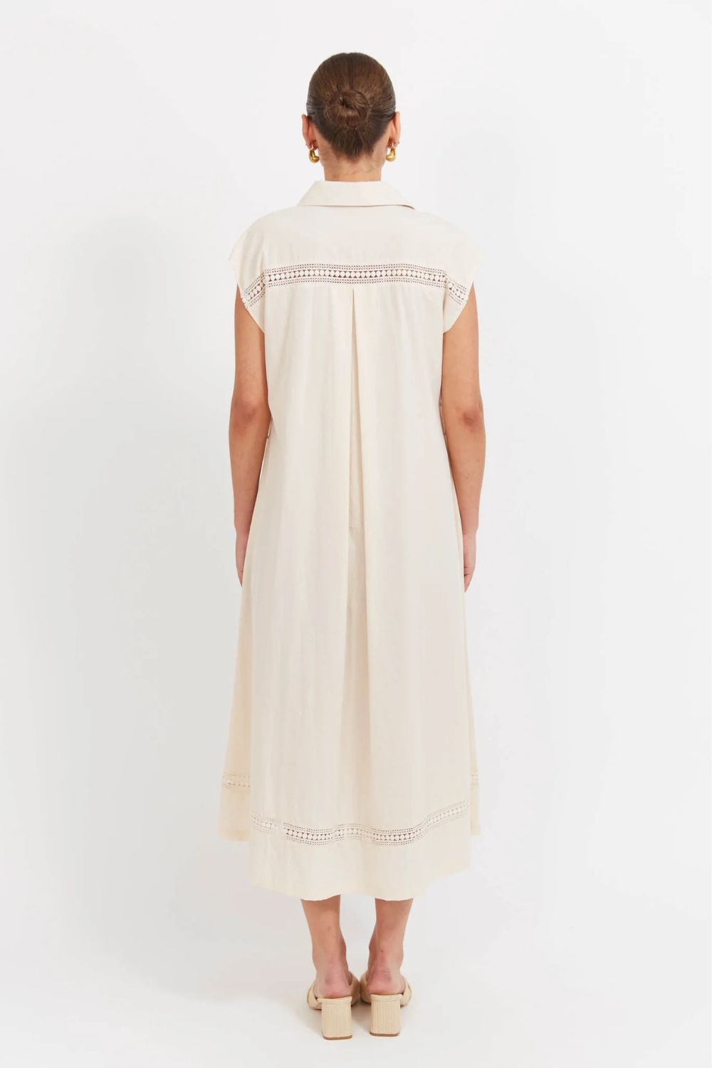 Haven - Haven Santos Sleeveless Shirt Dress | Bisque - Dress - Silvermaple Boutique 