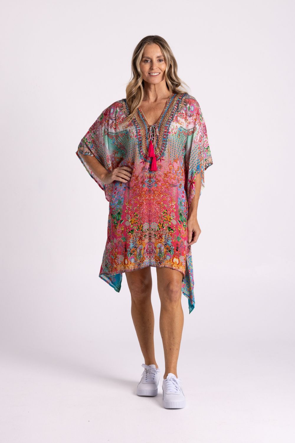 Silvermaple Collection - Helena Kaftan | Dahlia - Top - Silvermaple Boutique 