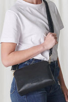 Zjoosh - Hudson Cross Body Bag | Black - Handbags - Silvermaple Boutique 