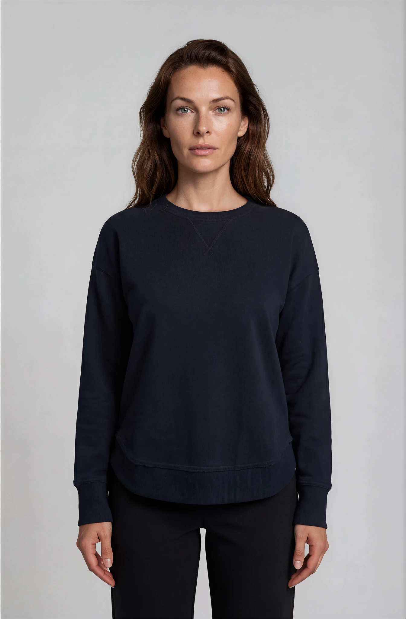 Silvermaple Collection - Dahlia Crew | Navy - Jumper - Silvermaple Boutique 