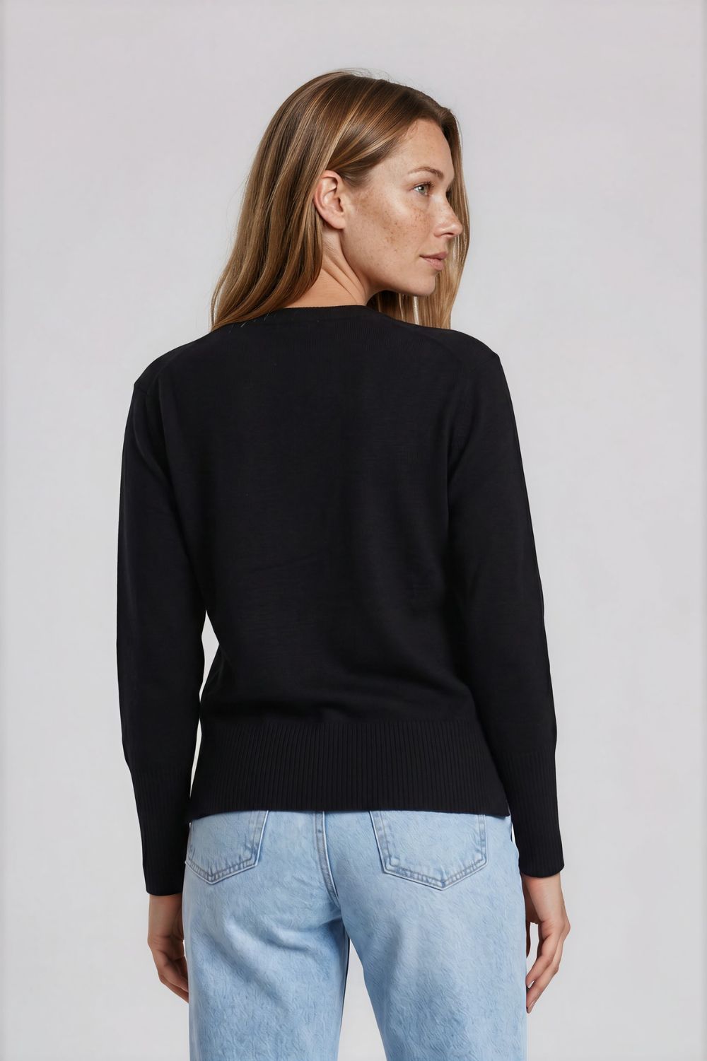 James Melbourne - James Melbourne Crew Neck Knit - Knitwear - Silvermaple Boutique 