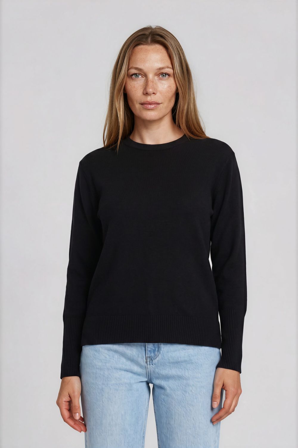 James Melbourne - James Melbourne Crew Neck Knit - Knitwear - Silvermaple Boutique 