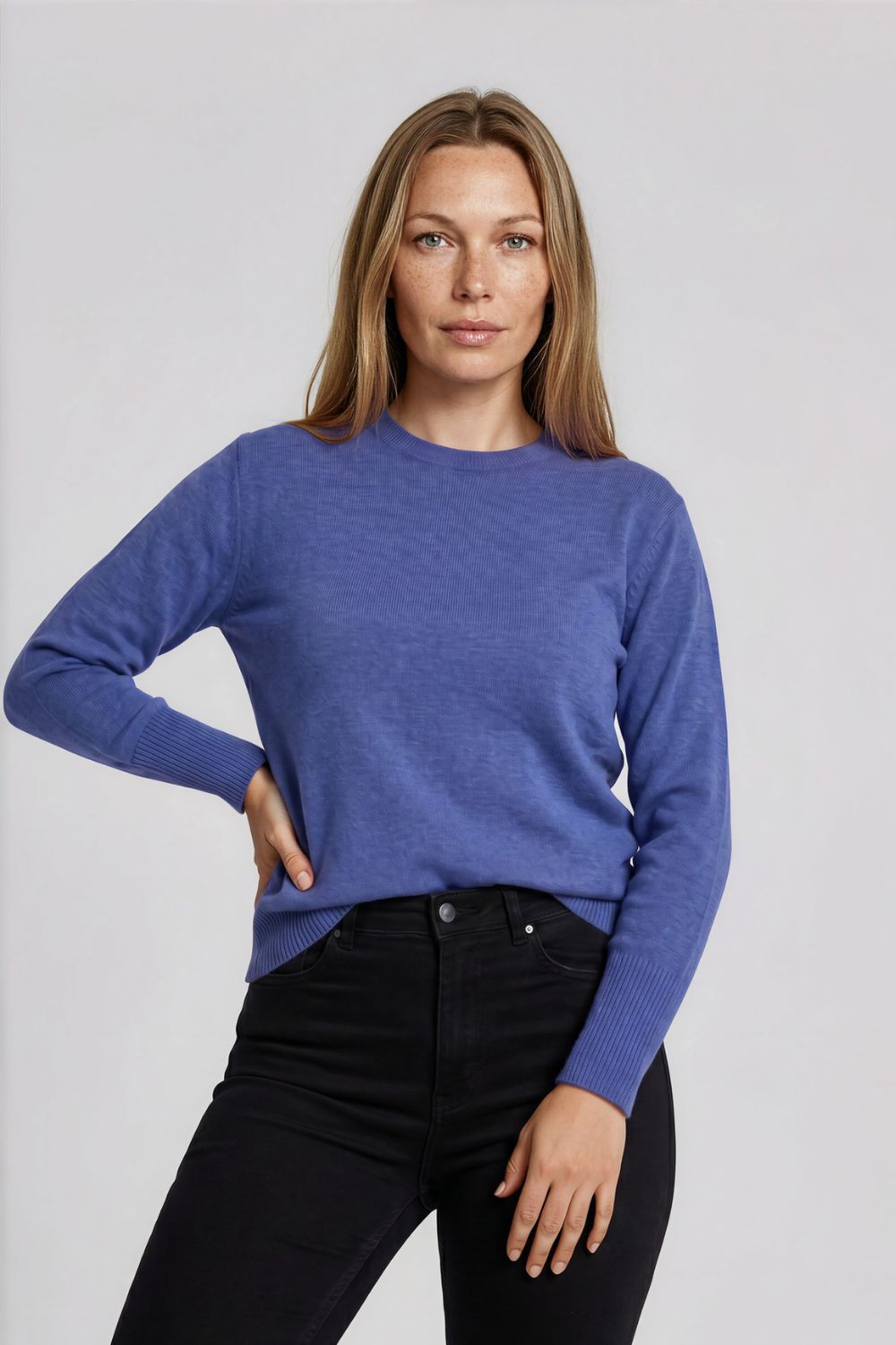James Melbourne - James Melbourne Crew Neck Knit - Knitwear - Silvermaple Boutique 