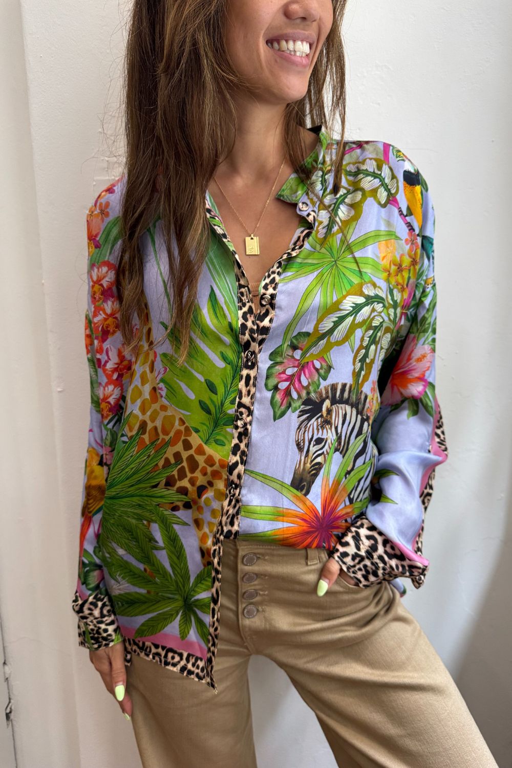 Johnny Was - The Audrey Oversized Blouse | Bellina - Blouse - Silvermaple Boutique 