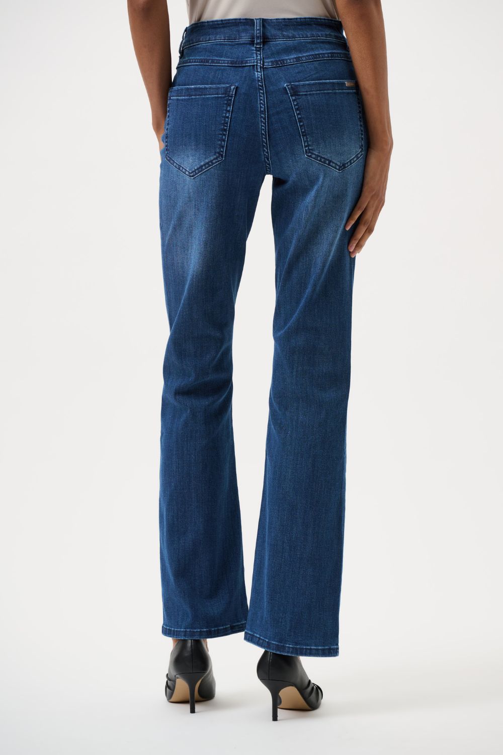 Joseph Ribkoff - Joseph Ribkoff Brooke Classic Bootcut Jeans | Medium Blue - Jeans - Silvermaple Boutique 