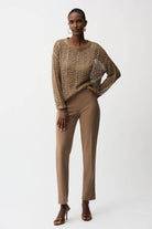 Joseph Ribkoff - Joseph Ribkoff Classic Tailored Slim Pant | Tiger's Eye - Pants - Silvermaple Boutique 