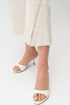 Joseph Ribkoff - Joseph Ribkoff Culotte Jeans With Rhinestones | Birch - Jeans - Silvermaple Boutique 