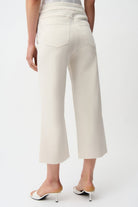 Joseph Ribkoff - Joseph Ribkoff Culotte Jeans With Rhinestones | Birch - Jeans - Silvermaple Boutique 