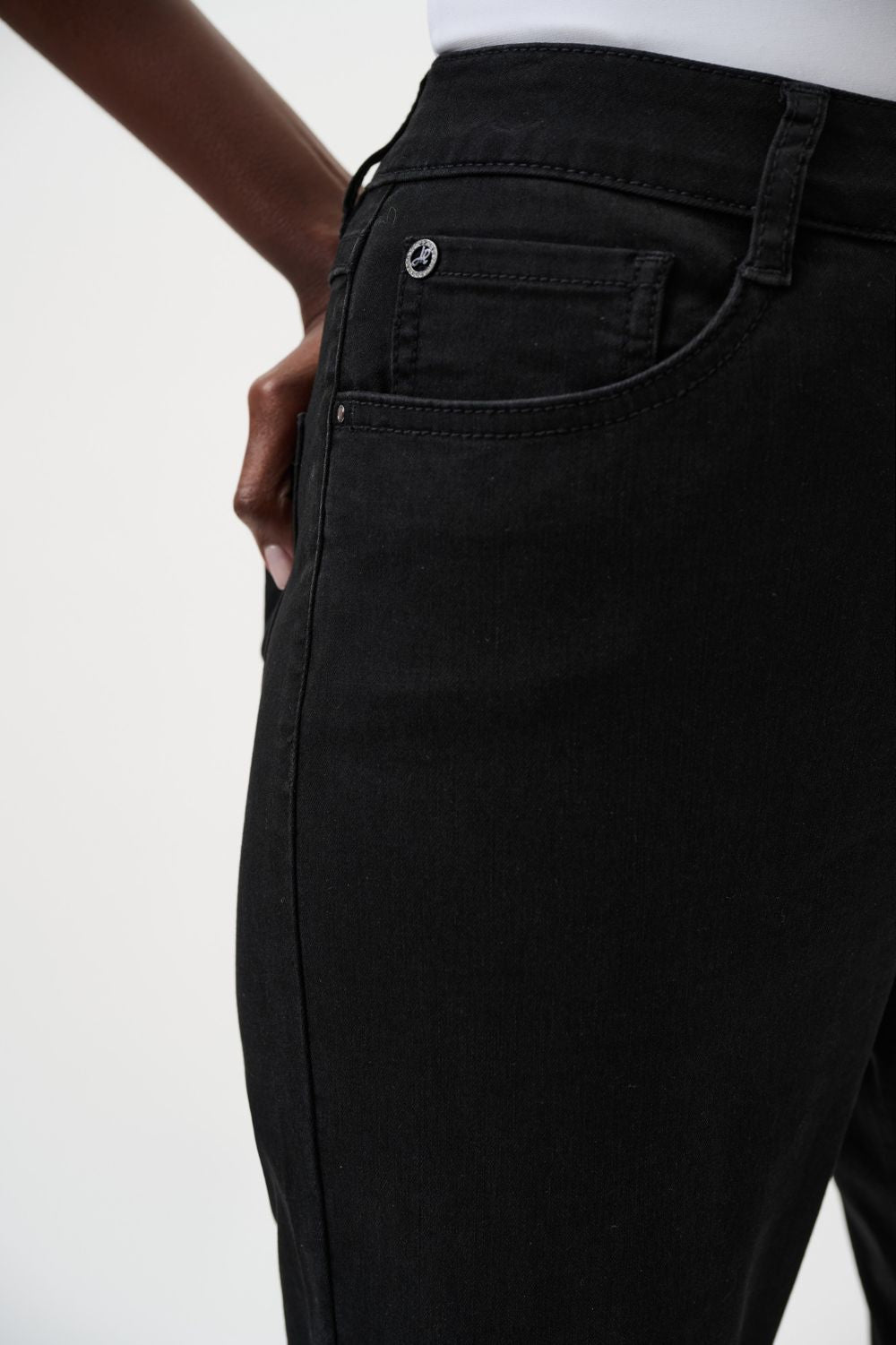 Joseph Ribkoff - Joseph Ribkoff Gia Classic Slim Fit Jeans | Black - Jeans - Silvermaple Boutique 