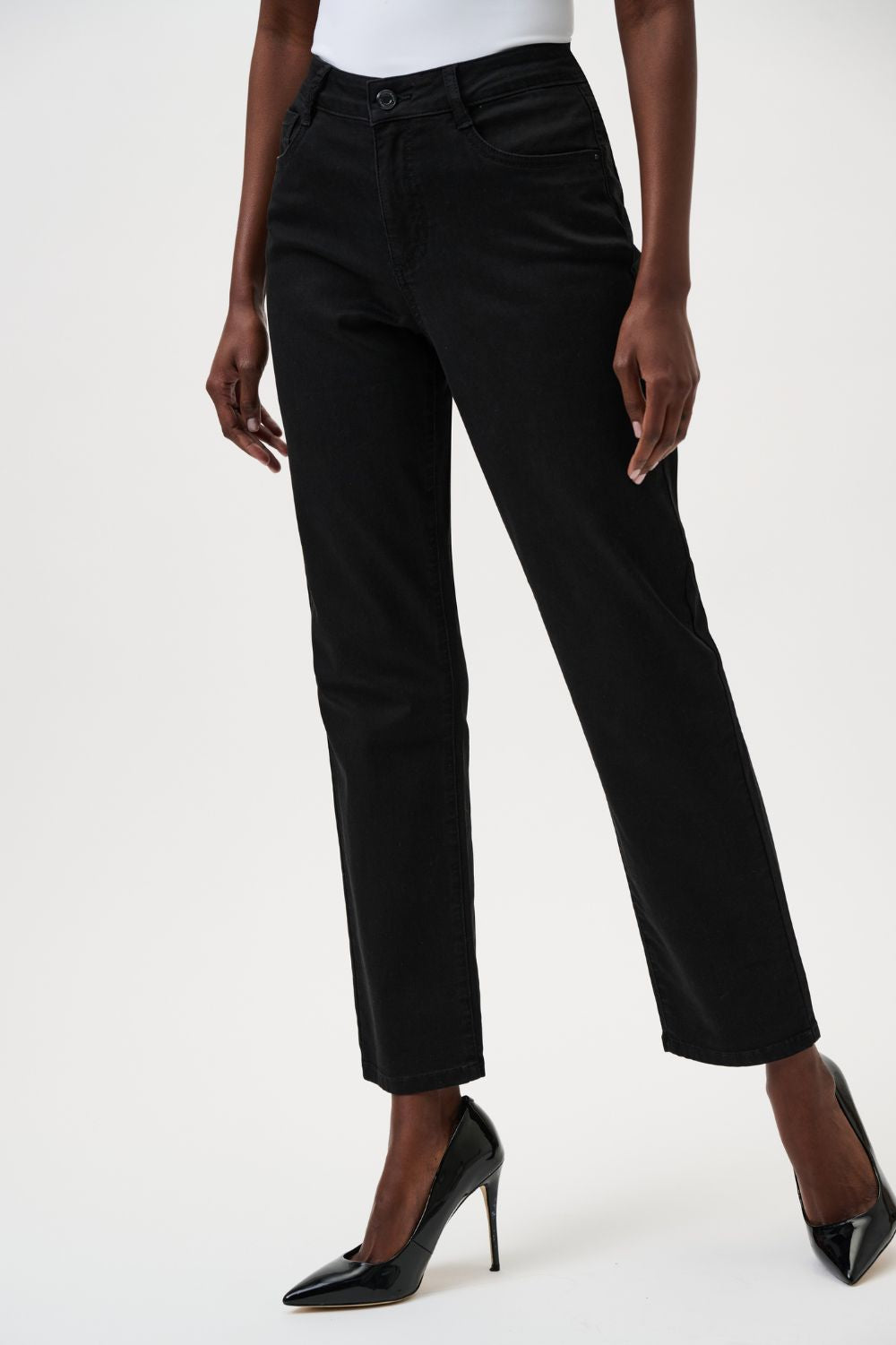 Joseph Ribkoff - Joseph Ribkoff Gia Classic Slim Fit Jeans | Black - Jeans - Silvermaple Boutique 