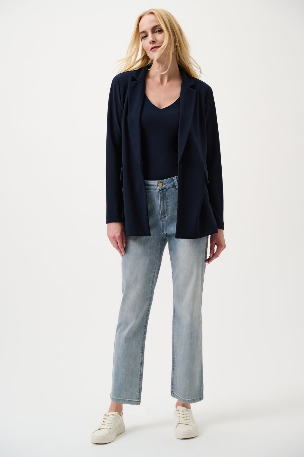 Joseph Ribkoff - Joseph Ribkoff Gia Classic Slim Fit Jeans | Light Blue Denim - Jeans - Silvermaple Boutique 