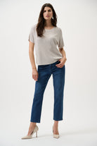Joseph Ribkoff - Joseph Ribkoff Gia Classic Slim Fit Jeans | Medium Blue - Jeans - Silvermaple Boutique 