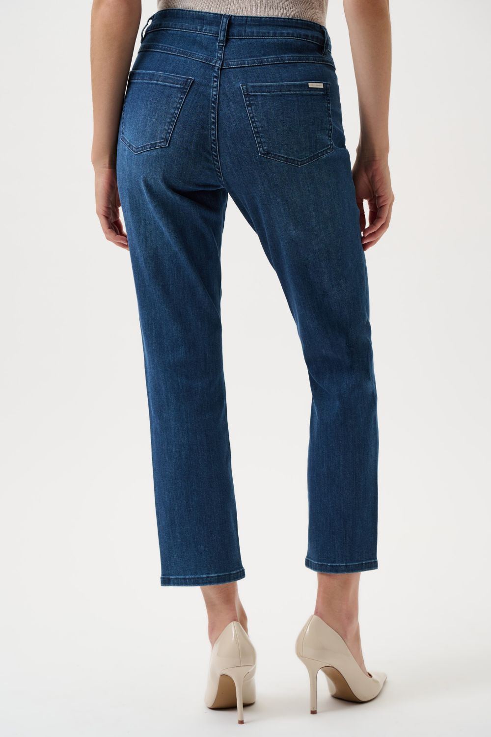 Joseph Ribkoff - Joseph Ribkoff Gia Classic Slim Fit Jeans | Medium Blue - Jeans - Silvermaple Boutique 