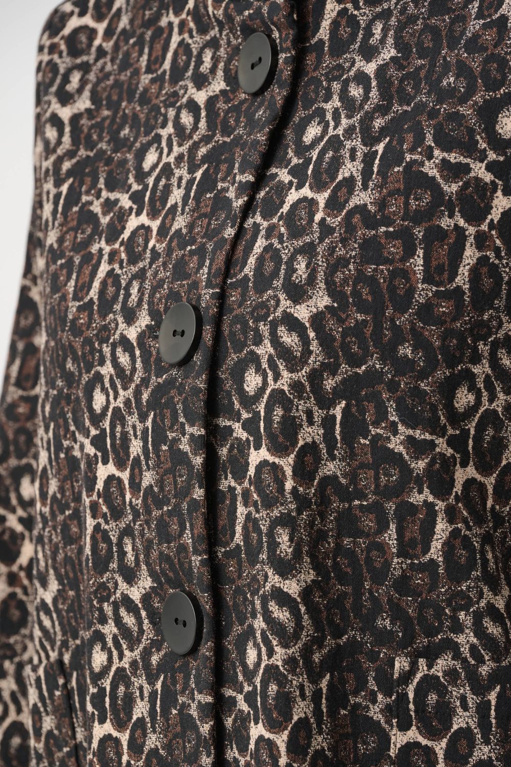 Joseph Ribkoff - Joseph Ribkoff Jacquard Animal Print Trapeze Jacket | Black/Multi - Jacket - Silvermaple Boutique 