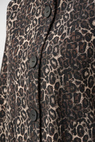 Joseph Ribkoff - Joseph Ribkoff Jacquard Animal Print Trapeze Jacket | Black/Multi - Jacket - Silvermaple Boutique 