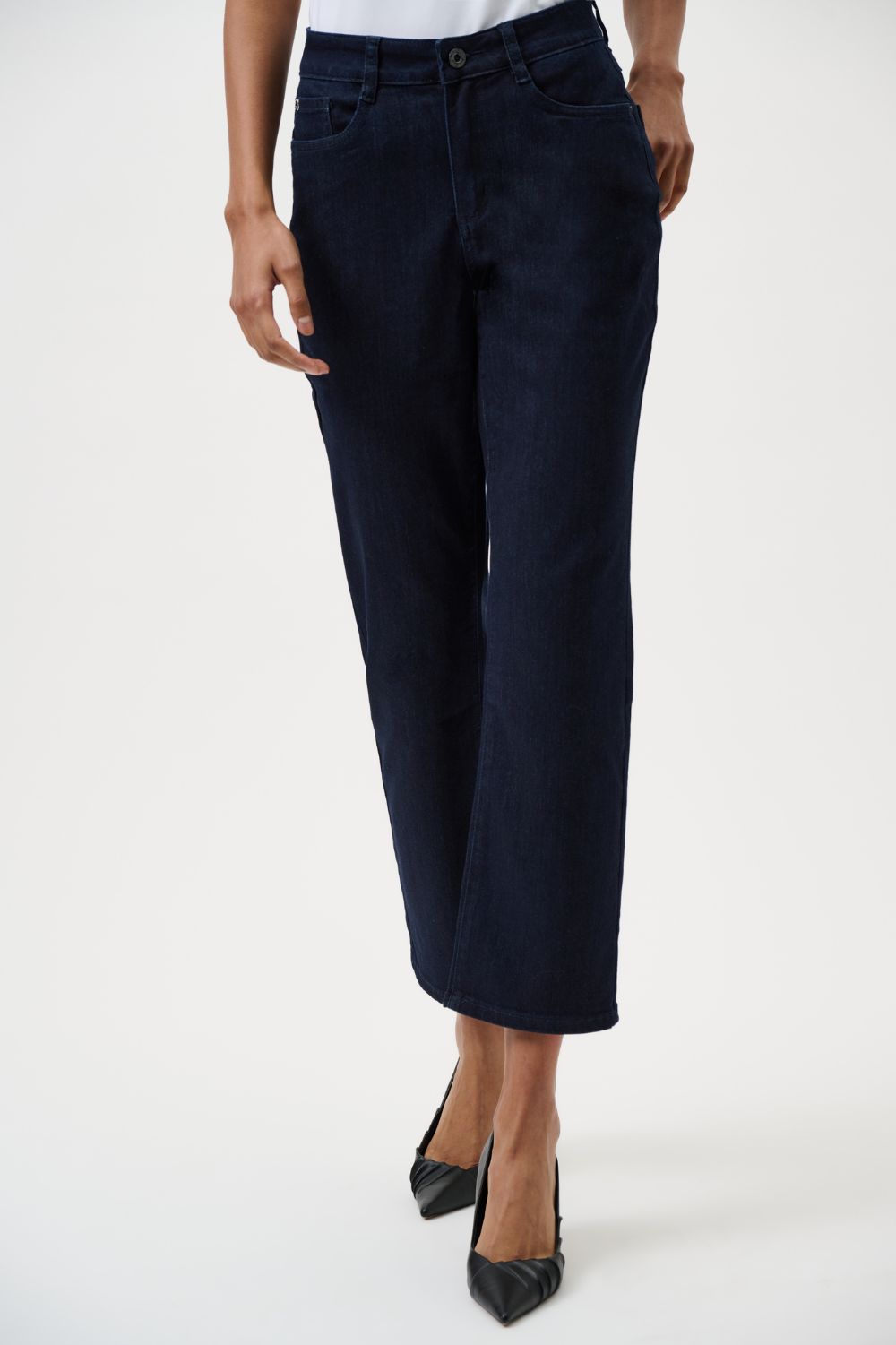 Joseph Ribkoff - Joseph Ribkoff Margot Classic Straight Leg Jeans | Dark Denim - Jeans - Silvermaple Boutique 